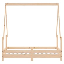 Бебешко легло Монтесори къщичка, 70x140 см, масивна борова дървесина