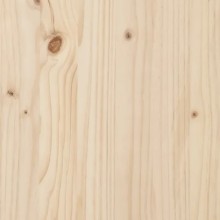 Бистро маса в стил Scandinavian, чамова дървесина масив с необработен финиш, 55 x 55 см