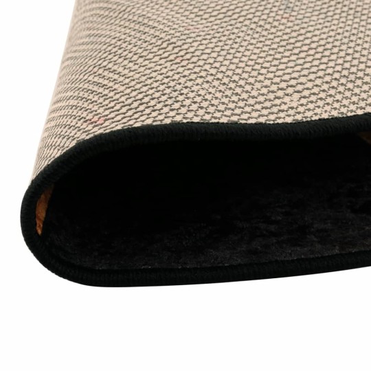 Кръгъл килим MARSA Геометрична абстракция Black & Gold