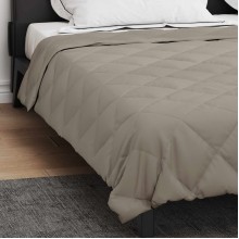 Лятна олекотена завивка Color Warm с полиестерен пълнеж, 200 г/м², светлосива