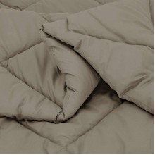 Лятна олекотена завивка Color Warm с полиестерен пълнеж, 200 г/м², светлосива