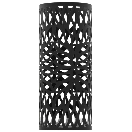 Метална поставка за чадъри FOLIA, черна, ⌀ 20 см, височина 48,5 см