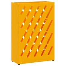 Метална поставка за чадъри LINE, цвят горчица, 28 x 12 x 41 см