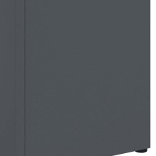 Метална поставка за чадъри MINIMAL, цвят антрацит, 15,5 x 15,5 x 49 см