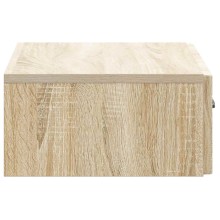 Нощно шкафче ONDA с монтаж на стена и чекмедже, дъб сонома, 59 x 34,5 x 17 см