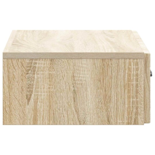 Нощно шкафче ONDA с монтаж на стена и чекмедже, дъб сонома, 59 x 34,5 x 17 см