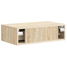 Нощно шкафче ONDA с монтаж на стена и чекмедже, дъб сонома, 59 x 34,5 x 17 см