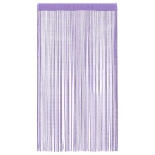 Пердета с ресни в цвят лилав за тръбен корниз, 2 бр., 140 x 250 см