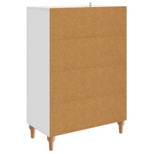 Шкаф ARCO с 2 врати и долно чекмедже, бял, 66 x 34,5 x 95 см