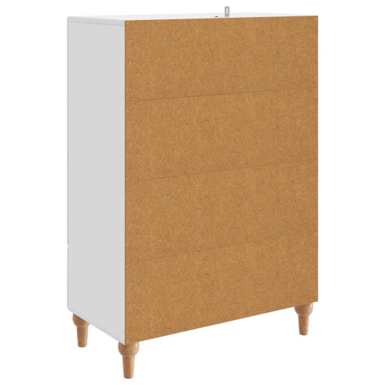Шкаф ARCO с 2 врати и долно чекмедже, бял, 66 x 34,5 x 95 см