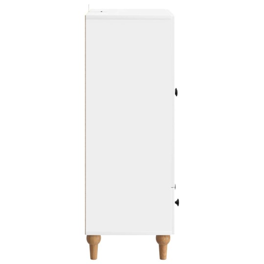 Шкаф ARCO с 2 врати и долно чекмедже, бял, 66 x 34,5 x 95 см