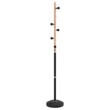 Стояща закачалка DOT, черна, ⌀ 30 см, височина 177 см