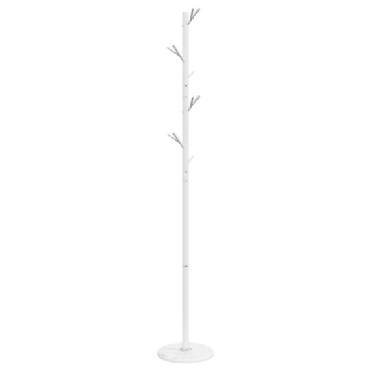Стояща закачалка SLIM, бяла, 175 см