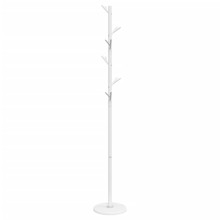 Стояща закачалка SLIM, бяла, 175 см