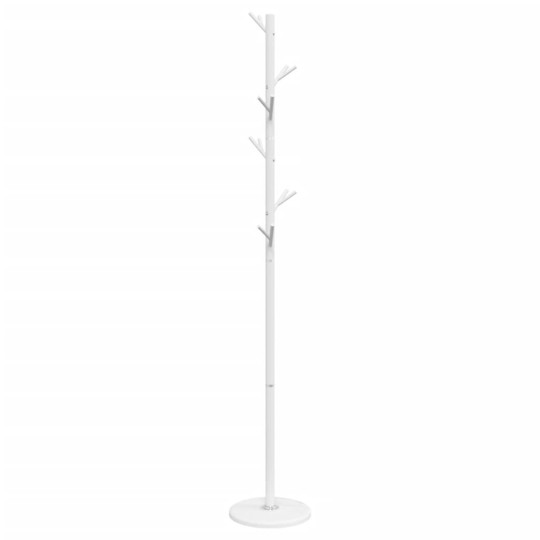Стояща закачалка SLIM, бяла, 175 см