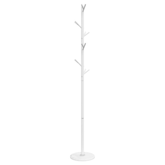 Стояща закачалка SLIM, бяла, 175 см