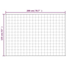 Тежко одеяло синьо 135x200 см 10 кг