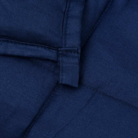 Тежко одеяло синьо 200x225 см 13 кг