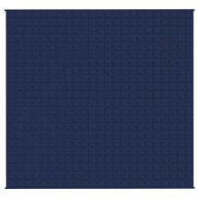 Тежко одеяло синьо 220x230 см 15 кг