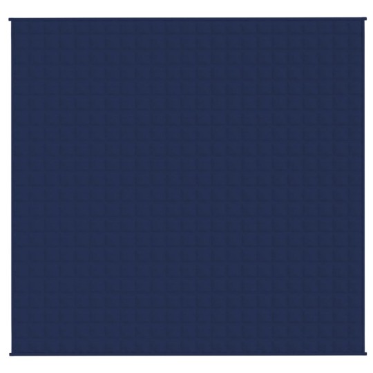 Тежко одеяло синьо 220x230 см 15 кг
