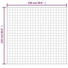 Тежко одеяло синьо 220x230 см 15 кг