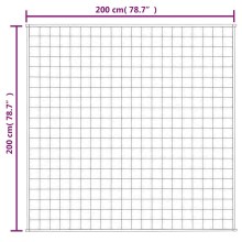 Тежко одеяло сиво 200x200 см 13 кг