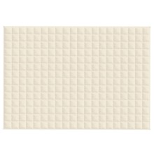 Тежко одеяло светлокремаво 140x200 см 6 кг