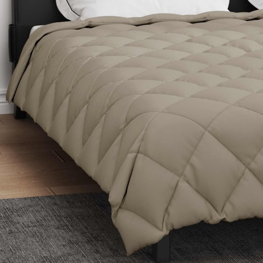 Зимна олекотена завивка Color Arctic с полиестерен пълнеж, 450 г/м², светлосива