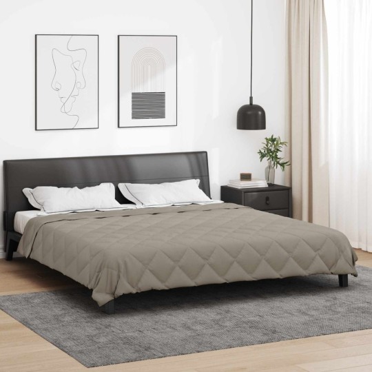 Зимна олекотена завивка Color Comfort с полиестерен пълнеж, 300 г/м², светлосива