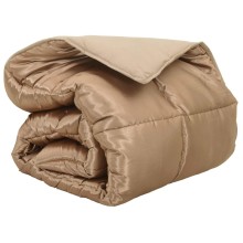 Зимна олекотена завивка Silky Warm с полиестерен пълнеж, 450 г/м², златиста