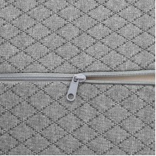 Анатомична възглавница за крака Leg Support Memory, 52 x 20 x 11 см, сива