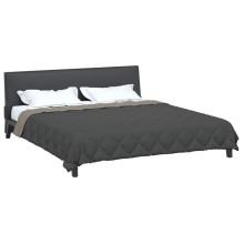 Двулицева зимна олекотена завивка Color Comfort с полиестерен пълнеж, 300 г/м², в светлосиво и антрацит