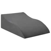 Клиновидна възглавница за крака Leg Elevation Comfort, 68 x 41 x 21 см, сива