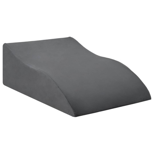Клиновидна възглавница за крака Leg Elevation Comfort, 68 x 41 x 21 см, сива