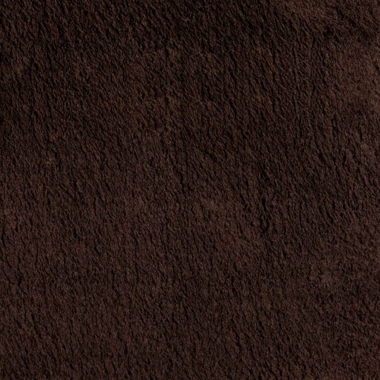 Кръгъл плюшен килим HUARTE, кафяв