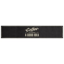 Кухненско килимче Coffee Is Always a Good Idea, 60x300 см, кадифе