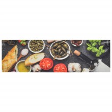 Кухненско килимче Mediterranean Dinner, 45x150 см, кадифе
