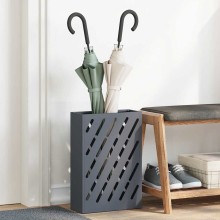 Метална поставка за чадъри LINE, цвят антрацит, 28 x 12 x 41 см