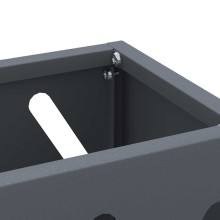 Метална поставка за чадъри LINE, цвят антрацит, 28 x 12 x 41 см