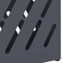 Метална поставка за чадъри LINE, цвят антрацит, 28 x 12 x 41 см