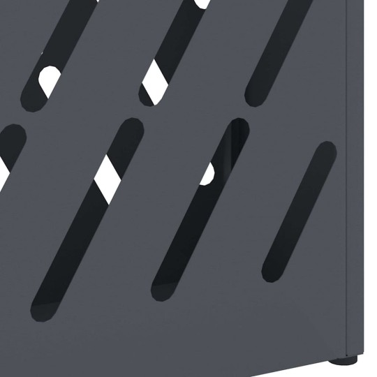 Метална поставка за чадъри LINE, цвят антрацит, 28 x 12 x 41 см