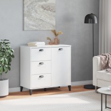 Нисък шкаф VIKEN, с 3 чекмеджета и 1 врата, бял, 80 x 40 x 80 см