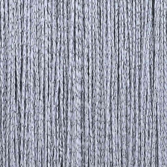 Пердета с ресни в цвят светлосив за тръбен корниз, 2 бр., 140 x 250 см