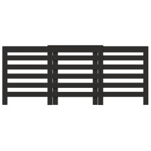 Разтегателна декоративна решетка за радиатор ALVERO, черен, 156-205x21,5x83,5 см
