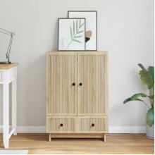 Шкаф LINEA с 2 врати и 2 чекмеджета, дъб сонома, 66 x 34,5 x 95 см