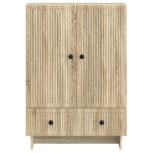 Шкаф LINEA с 2 врати и 2 чекмеджета, дъб сонома, 66 x 34,5 x 95 см