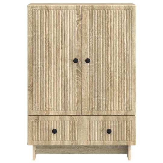 Шкаф LINEA с 2 врати и 2 чекмеджета, дъб сонома, 66 x 34,5 x 95 см