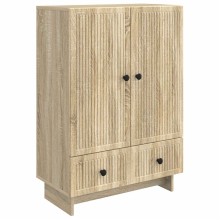 Шкаф LINEA с 2 врати и 2 чекмеджета, дъб сонома, 66 x 34,5 x 95 см