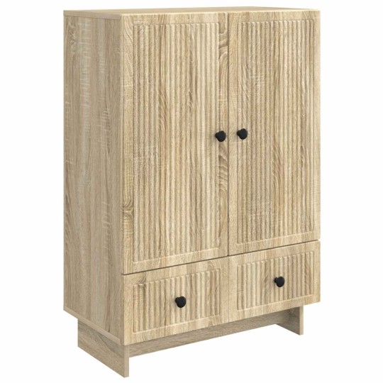 Шкаф LINEA с 2 врати и 2 чекмеджета, дъб сонома, 66 x 34,5 x 95 см