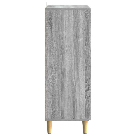 Шкаф LINEA с 2 врати и долно чекмедже, сив дъб сонома, 66 x 34,5 x 95 см